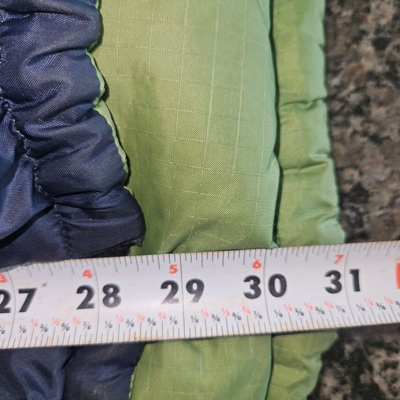 FIRST DOWN Reversible Puffer Jacket Men’s XL Navy / Green Down-Filled - Picture 6 of 7